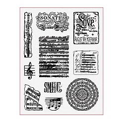 Word Clear Silicone Stamps, for DIY Scrapbooking, Photo Album Decorative, Cards Making, Stamp Sheets, Word, 180x140mm