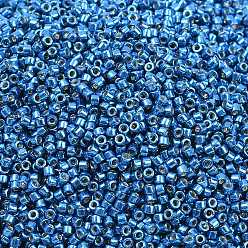 (DB2516)Duracoat Galvanized Deep Aqua Blue Бусины miyuki delica, цилиндр, японский бисер, 11/0, (db2516)duracoat оцинкованный глубокий аквамарин, 1.3x1.6 мм, отверстие : 0.8 мм, Около 2000 шт / 10 г