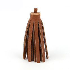 Brun Saddle Décorations de gros pendentifs, selle marron, 80mm