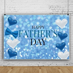 Heart Father's Day Party Cloth Banner Decoration, Photography Backdrops, Rectangle, Heart Pattern, 800x1200mm