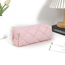 Pink Прямоугольный полиэстеровый чехол для ручки, ящики для хранения канцелярских принадлежностей для ручек, карандаши, розовые, 200x70x70 мм