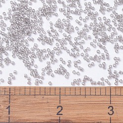 (DB1485) Прозрачный Светло-серо-коричневый Блеск Бусины miyuki delica, цилиндр, японский бисер, 11/0, (дБ 1485) прозрачный светло-коричневый блеск, 1.3x1.6 мм, отверстие : 0.8 мм, Около 2000 шт / 10 г
