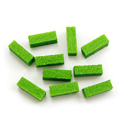 Light Green Fibre Perfume Pads, Essential Oils Diffuser Locket Pads, Cuboid, Light Green, 5x5cm
