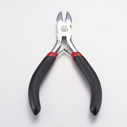Platinum Carbon Steel Jewelry Pliers, 4.3 inch Side Cutting Pliers, Side Cutter, Polishing, Platinum, 11cm
