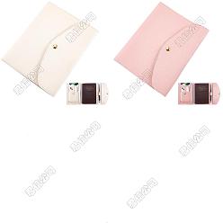 (52) Непрозрачная лаванда 2 шт. 2 цвета папки для документов из искусственной кожи и цинкового сплава, прямоугольные, разноцветные, 222x177x14 мм, 1 шт / цвет