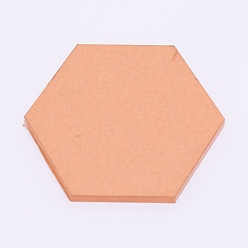 Clear Acrylic Transparent Pressure Plate, Hexagon, Clear, 69x79.5x5mm