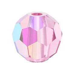 70010 200 Rose AB Хрустальные бусины preciosa®, чешский хрусталь, 451 19 602 круглый, 70010 200 роза аб, 4 мм, отверстие : 1 мм