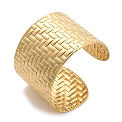 Настоящее золото 14K 304 женские браслеты-манжеты из нержавеющей стали, ионное покрытие (ip), реальный 14 k позолоченный, внутренний диаметр: 1-7/8x2-1/4 дюйм (4.75x5.65 см)