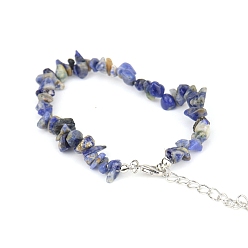 Lapis Lazuli Natural Lapis Lazuli Bead Bracelets, 8-5/8 inch(22cm)