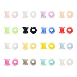Mixed Color 32Pcs 16 Colors Silicone Glitter Thin Ear Gauges Flesh Tunnels Plugs, Ring, Mixed Color, 6mm, Hole: 5.4mm, 2pcs/color
