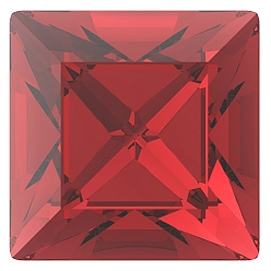 90070 Light Siam Фантазийные кристаллы preciosa® maxima, чешский хрусталь, 435 23 615 квадратный, срыв твердой мозговой оболочки, 90070 светлый сиам, 6x6 мм