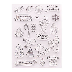 Silicone Silicone Stamps, for DIY Scrapbooking, Photo Album Decorative, Cards Making, Stamp Sheets, 12.5x16x0.2cm