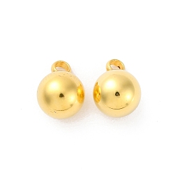 Настоящее золото 18K Не тускнеющие 201 подвески из нержавеющей стали, шарм, настоящая золотая пластина, реальный 18 k позолоченный, 18 мм, отверстие: 10x7 мм
