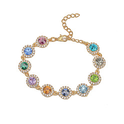 Bracelet 18K Gold Plated Zirconia Necklace & Bracelet Set - Elegant and Unique Women's Jewelry