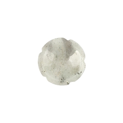 Labradorite Flower Natural Labradorite Worry Stones, Crystal Healing Stone for Reiki Balancing Meditation, 38x7mm