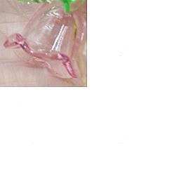 Pink 30шт. акриловых колпачков для бусин для изготовления ветряных колокольчиков, мульти-лепесток цветка, розовые, 21~24.5x13 мм, отверстие : 2 мм