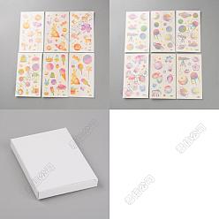 Mixed Shapes 36 шт. 2 стильные водонепроницаемые самоклеящиеся наклейки с картинками из ПВХ, Украшение дневника для фотоальбома своими руками, разнообразные, 6~33x6~31x0.2 мм