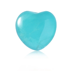 Jade Natural Jade Healing Stones, Heart Love Stones, Pocket Palm Stones for Reiki Ealancing, Heart, 15x15x10mm
