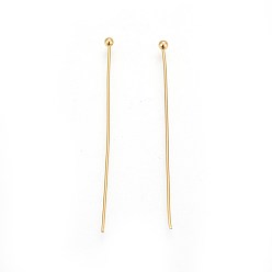 Золотой 304 штыри для шариковой головки из нержавеющей стали, золотые, 41x0.7 мм, 21 датчик, Руководитель: 2 mm