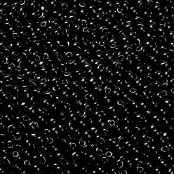 (DP401) Black Миюки 3.4мм капельные бусины, японский бисер, непрозрачных цветов, (dp401) черный, 3.4x3 мм, отверстие : 0.65 мм, Около 900 шт / 50 г