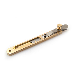Golden & Stainless Steel Color Steel & Brass Leather Positioning Line Strip Cutter, for DIY Leathercraft Cutting, Golden & Stainless Steel Color, 14~15cm