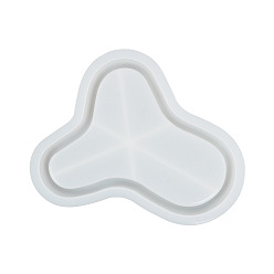 White Silicone Cup Mat Molds, Resin Casting Molds, for UV Resin, Epoxy Resin Craft Making, White, 184x148x21mm