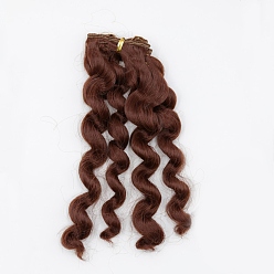 Sienna High Temperature Fiber Long Wavy Doll Wig Hair, for DIY Girl BJD Makings Accessories, Sienna, 150~1000mm
