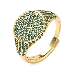 Темный Голубой Манжеты из латуни с микро паве кубический цирконий для женщин, круглые, без кадмия и без свинца, стойки покрытие, темные голубые, 13 мм, размер США 7 3/4 (17.9 мм)