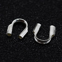 Серебро 925 проводник из стерлингового серебра, серебряные, 4.5x4x1 мм, отверстие : 0.2 мм