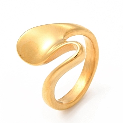Настоящее золото 18K Ионное покрытие (ip) 304 кольца из нержавеющей стали для мужчин и женщин, реальный 18 k позолоченный, размер США 9 (18.9 мм), 4~18.5 мм