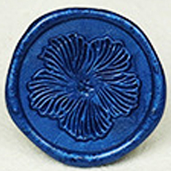 Средно-синий Частицы сургуча, для ретро печать печать, восьмиугольник, светло-синий, размер бутылки: 40x34 мм, о 45шт / бутылка