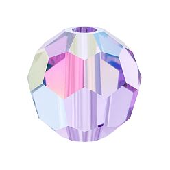 20310 200 Violet AB Хрустальные бусины preciosa®, чешский хрусталь, 451 19 602 круглый, 20310 200 фиолетовый ab, 6 мм, отверстие : 1.2 мм