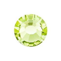 50540 Limecicle Камни preciosa® crystal hotfix с плоской основой, чешский хрусталь, круглый(438 11 612 шатон роза вива 12 ®), 50540 лаймцикл, ss 8 (2.3~2.5 мм)