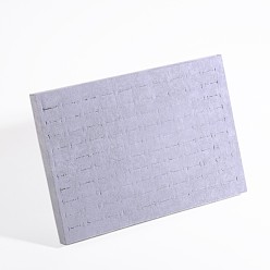Gris Clair Bague de velours écrans, avec du bois, gris clair, 35x24x4 cm