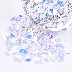 Thistle Shining Nail Art Glitter, Manicure Sequins, DIY Sparkly Paillette Tips Nail, Horse Eye, Thistle, 4~5x2x0.3mm