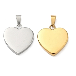 (52) Непрозрачная лаванда Ионное покрытие (ip) модные 304 штамповка из нержавеющей стали пустые бирки подвески, сердце, зеркальная полировка, разноцветные, 23~25x22x4 мм, отверстие : 3x6 мм