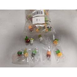 (52) Непрозрачная лаванда 45шт. 9 стили декоративных кактусов и бонсай из смолы, для украшения рабочего стола домашнего офиса, разноцветные, 15~20x14.5~34мм. 5шт./стиль