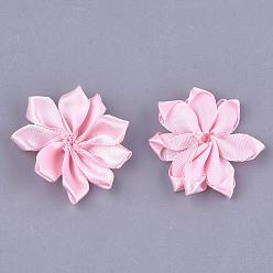 Pink Handmade Woven Costume Accessories, Flower, Pink, 31x33x6mm