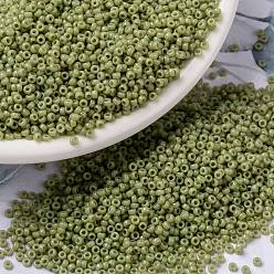 (RR4474) Дуракоат Окрашенный Непрозрачный Кактус Миюки круглые бусины рокайль, японский бисер, 8/0, (rr 4474) непрозрачный кактус, 3 мм, отверстие : 1 мм, Около 422~455 шт / 10 г