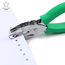Star Plastic Paper Craft Hole Punches, Paper Puncher for DIY Paper Cutter Crafts & Scrapbooking, Star, 148x68mm
