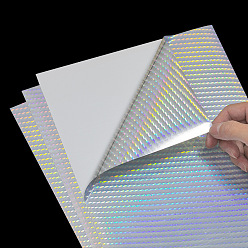 Разноцветный Голографические лазерные самоклеящиеся наклейки для домашних животных, листы с наклейками цвета радуги для художественных промыслов своими руками, скрапбукинга, красочный, 297x210 мм