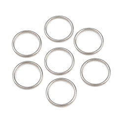 Edelstahl Farbe 304 Edelstahl geschlossen Ringe springen, Runde, Edelstahl Farbe, 18 Messgerät, 12x1 mm