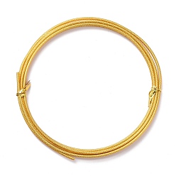 (932FM) Темно-синий аква-матовый с подкладкой Текстурированная алюминиевая проволока, гибкая металлическая проволока, для изготовления ювелирных изделий и цветочной проволоки, темно-золотистые, 12 датчик, 2 мм, 2 м / рулон (6.5 фут / рулон)