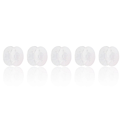 Clear Transparent Plastic Bobbins, Sewing Thread Holders, for Sewing Tools, Clear, 20x10mm