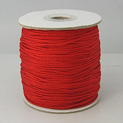 Red Nylon Thread, Round, Red, 2mm in diameter, about 71.08 yards(65m)/roll
