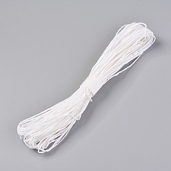 Белый Шнур бумажных шнуров, для изготовления ювелирных изделий, 2 -ply, белые, 2 мм, около 32.8 ярдов (30 м) / пачка