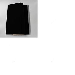 Черный 1поликарбонатная флокированная ткань самоклеящаяся ткань, для ювелирных изделий из ткани для рукоделия и изготовления поделок, прямоугольные, чёрные, 1540x400x1 мм