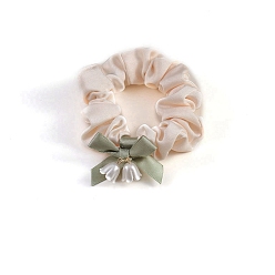 Фора Тканевые банты эластичные аксессуары для волос, для девочек или женщин, резинка для волос / резинки для волос, оранжевые, 100 мм