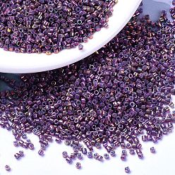 (DB1014) Металлический Чертополох Золотой Ирис Бусины miyuki delica, цилиндр, японский бисер, 11/0, (дБ 1014) металлический чертополох золотой ирис, 1.3x1.6 мм, отверстие : 0.8 мм, Около 2000 шт / 10 г