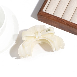 Фора Заколки-бантики из ацетата целлюлозы, аксессуары для волос для женщин и девочек, оранжевые, 90x51 мм